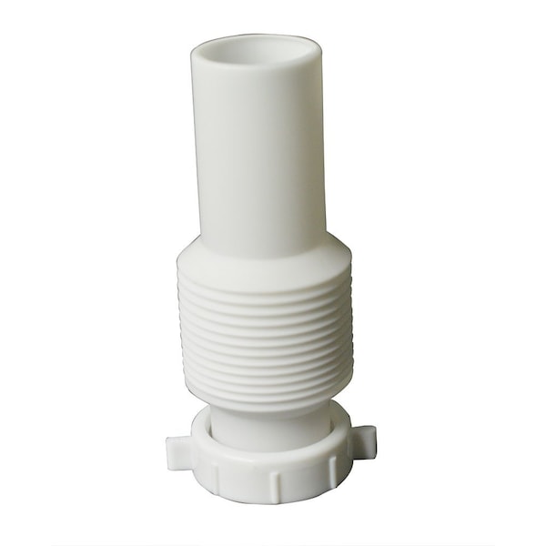 Thrifco Plumbing 1-1/2 Inch x 12 Inch Long Plastic Tubular Flexible Accordian De 4401686 - main